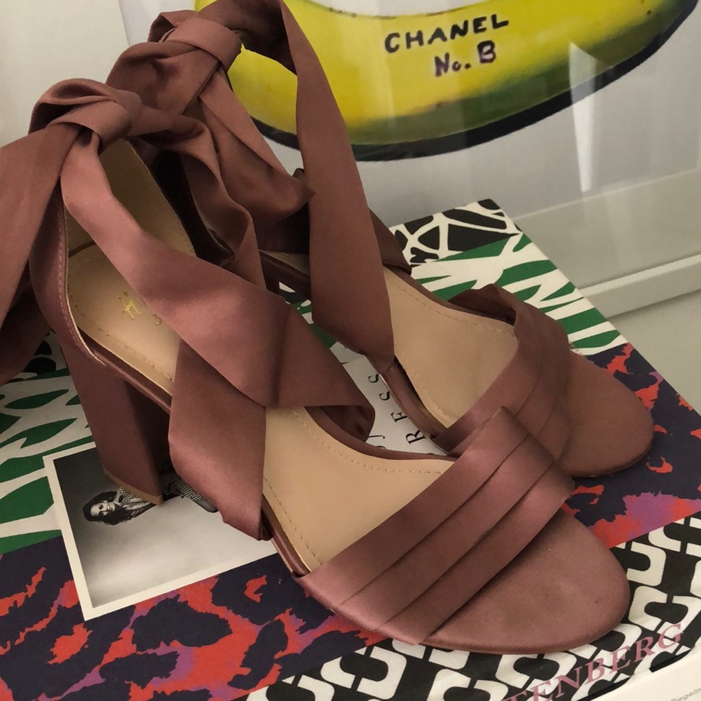 H&M Satin Sandals